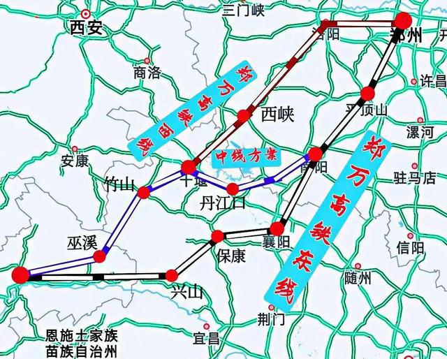 荆张高铁最新规划图，重塑区域交通格局的宏伟蓝图